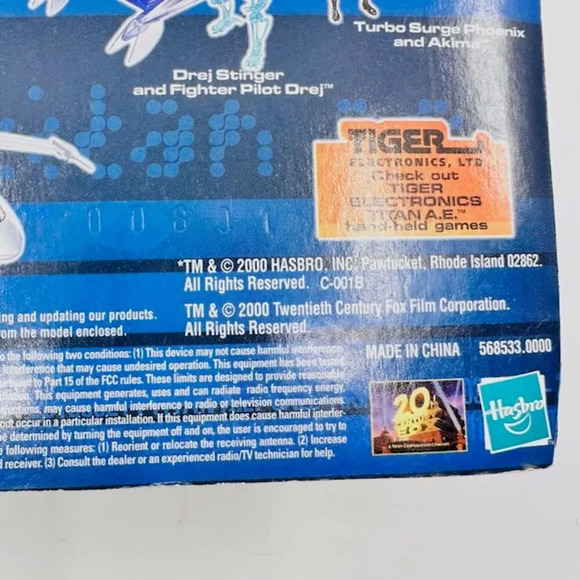 NEW Hasbro 2000 Titan A.E. Electronic Power Fleet Vehicle - Bac Runner & Cale - Picture 4 of 6